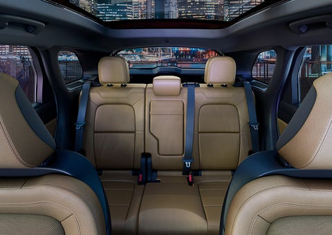 The spaciousness of the second row of the 2023 Lincoln Corsair® SUV is shown. | Gates Lincoln in Richmond KY
