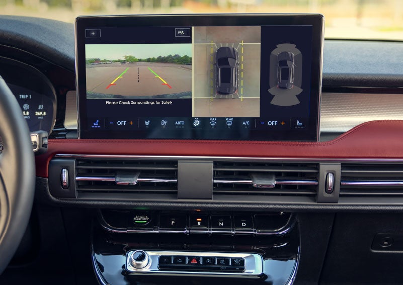 The large center touchscreen of a 2024 Lincoln Corsair® SUV is shown. | Gates Lincoln in Richmond KY