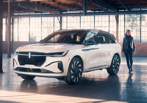 A person approaches a 2026 Lincoln Nautilus® SUV. | Gates Lincoln in Richmond KY